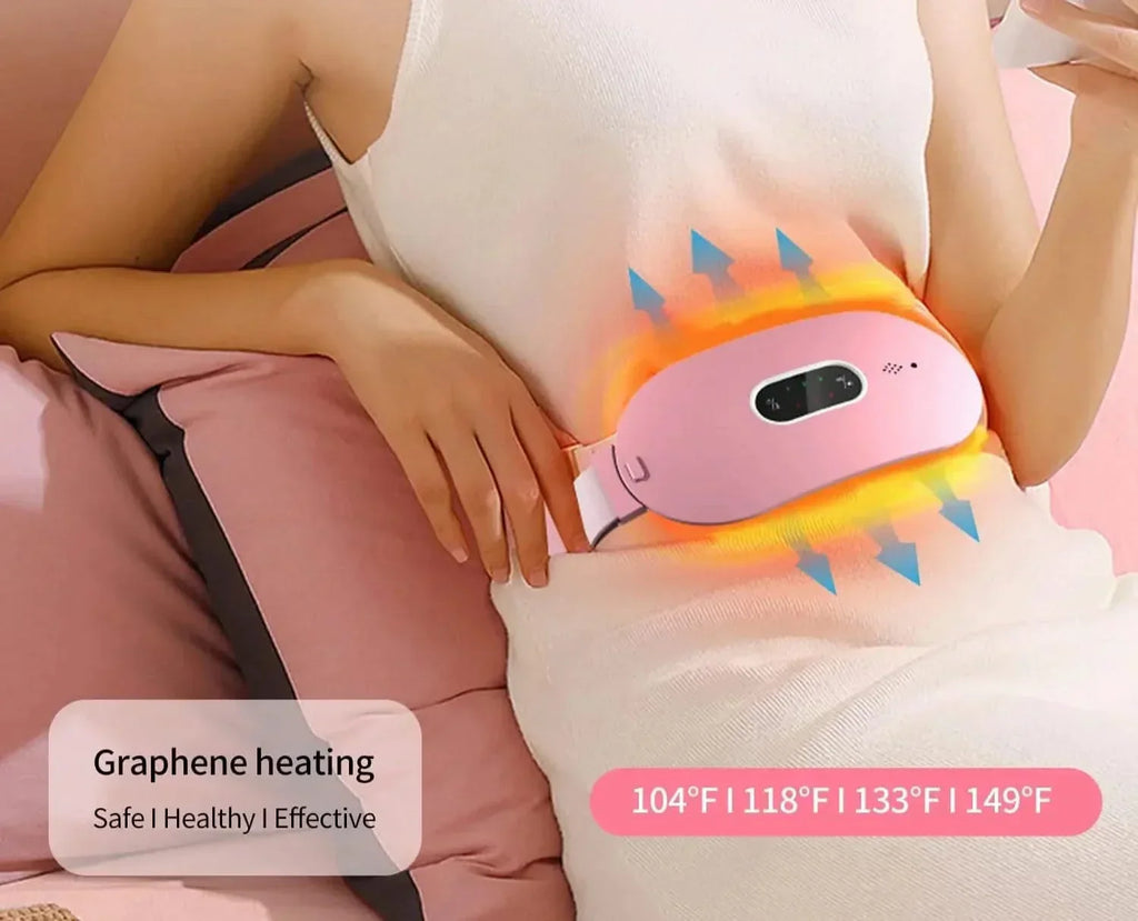 Adjustable Heating Waistband Massager - 6 Heat Levels & Multiple Massage Modes for Ultimate Comfort and Relaxation