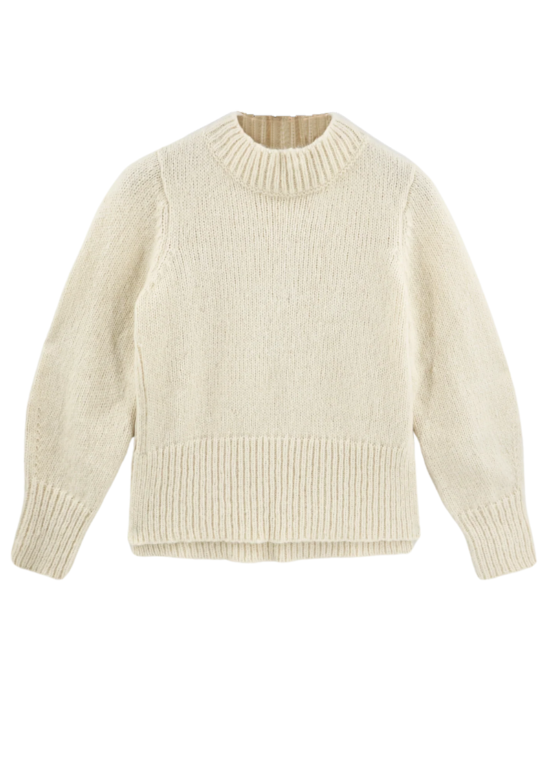 ASPEN OPEN SIDE PULLOVER EM IVORY