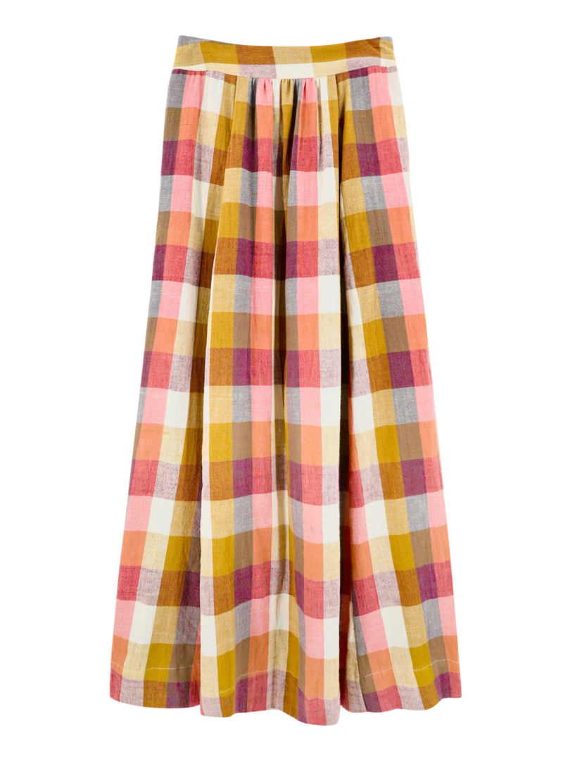 MARION SKIRT EM SUNSET PLAID