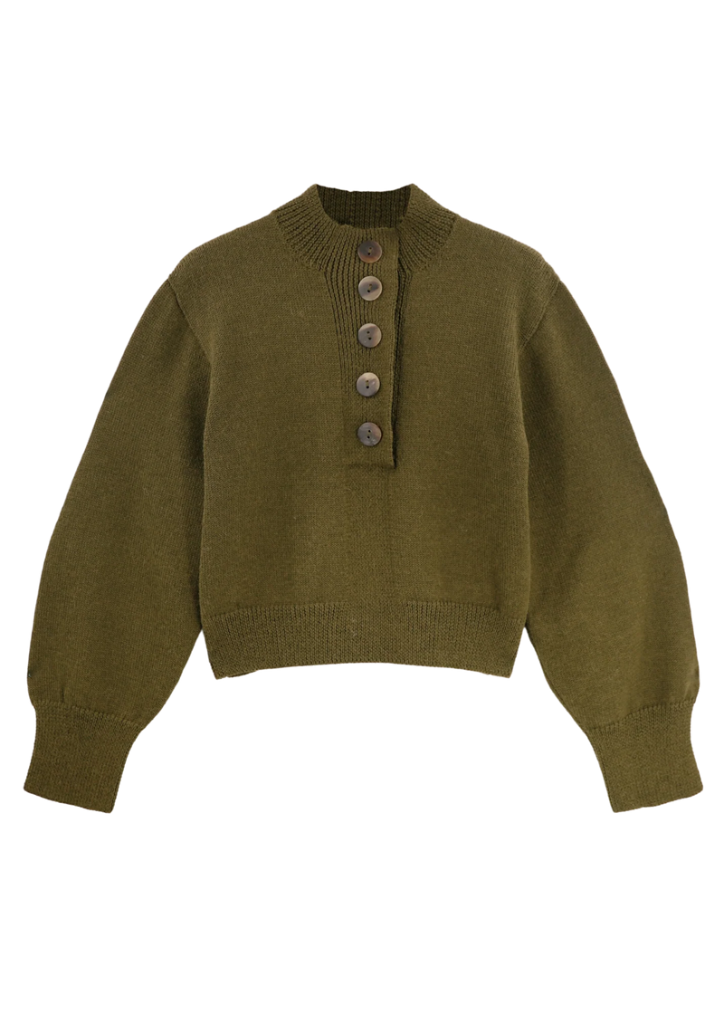 GHENT SWEATER EM MOSS