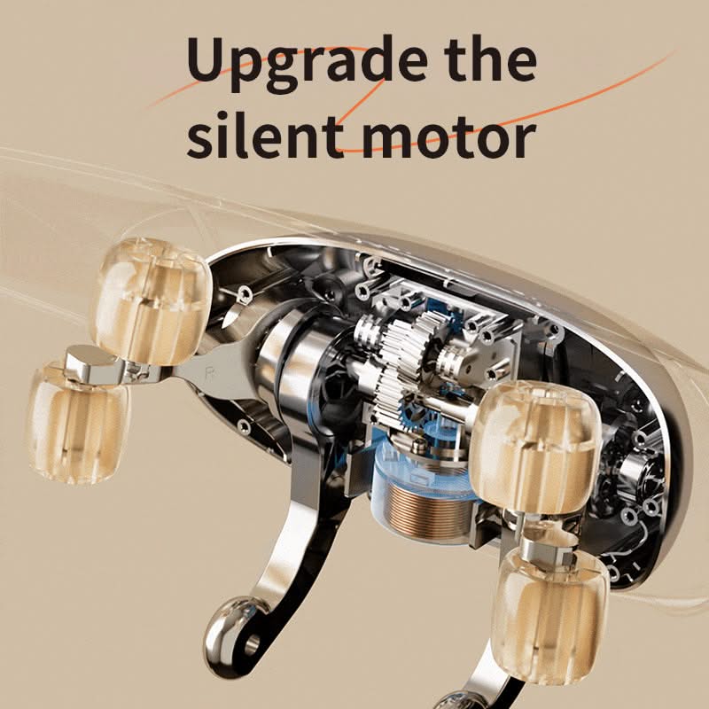 Heated Neck Massager with 6 Rotating Heads & 3 Adjustable Massage Modes - Relaxation & Pain Relief