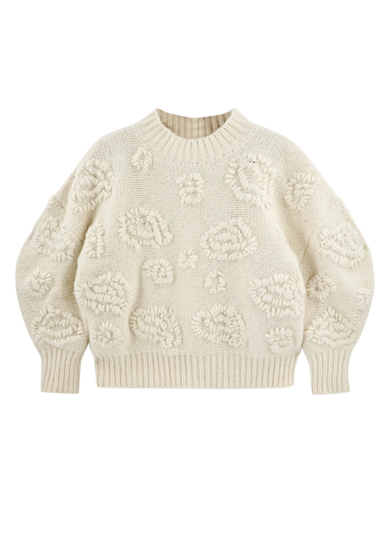 CUSCO WATERLILY PULLOVER EM IVORY