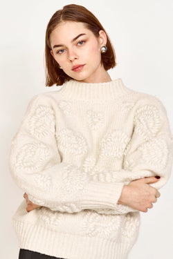 CUSCO WATERLILY PULLOVER EM IVORY