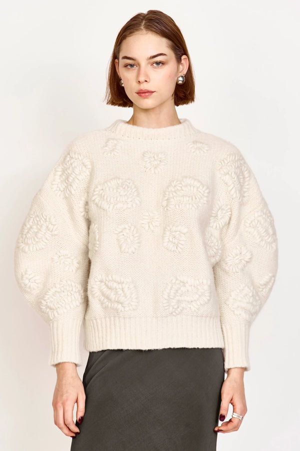 CUSCO WATERLILY PULLOVER EM IVORY