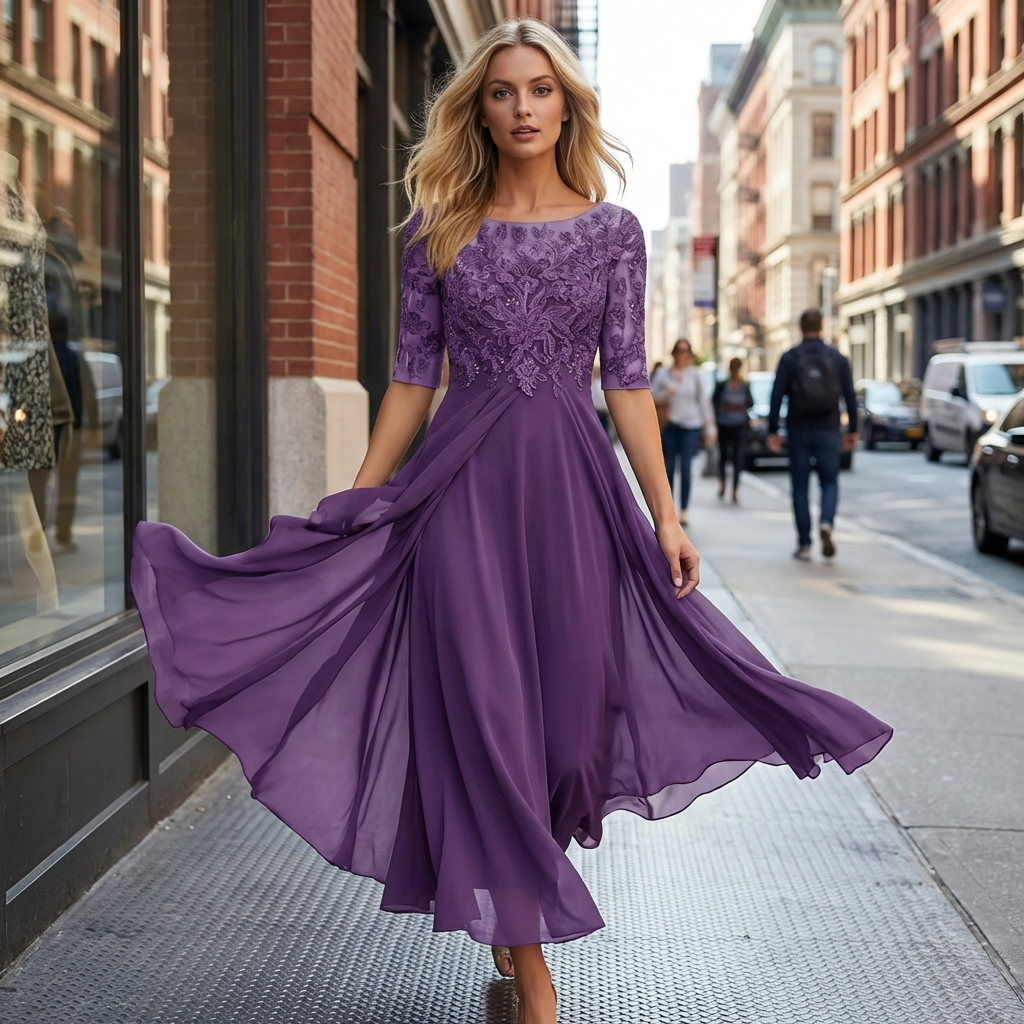 Elegant Women's Dress - Comfortable & Versatile for Special Occasions | Perfect for Parties, Weddings & Events