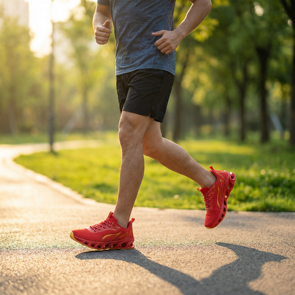 Men's Orthopedic Walking & Running Shoes - Comfort & Support for Active Lifestyles