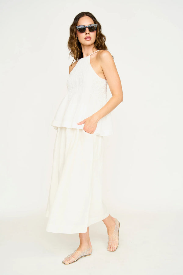 ALBA TOP IN WHITE