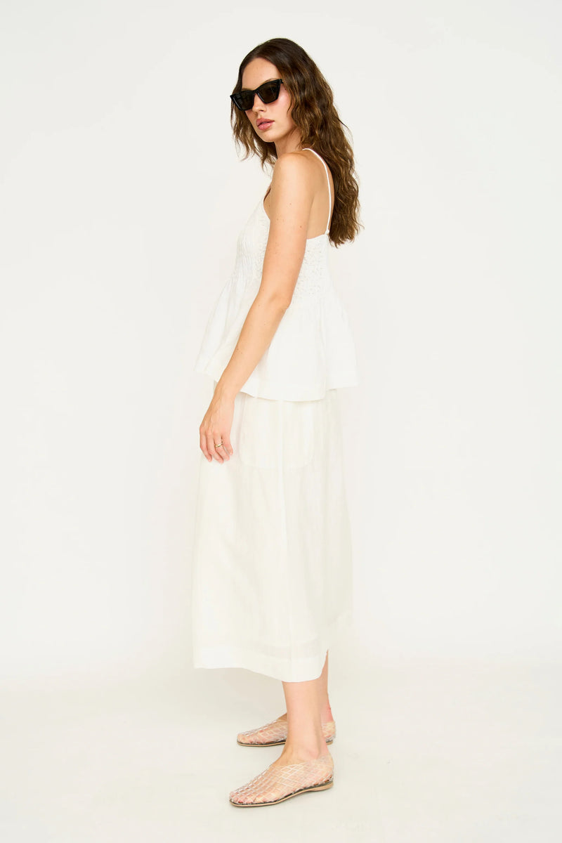 ALBA TOP IN WHITE