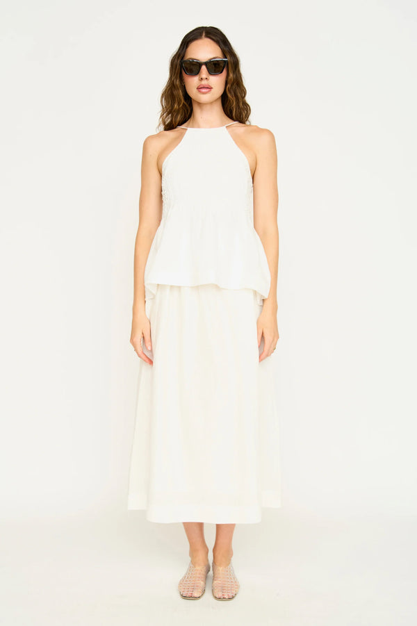 ALBA TOP IN WHITE