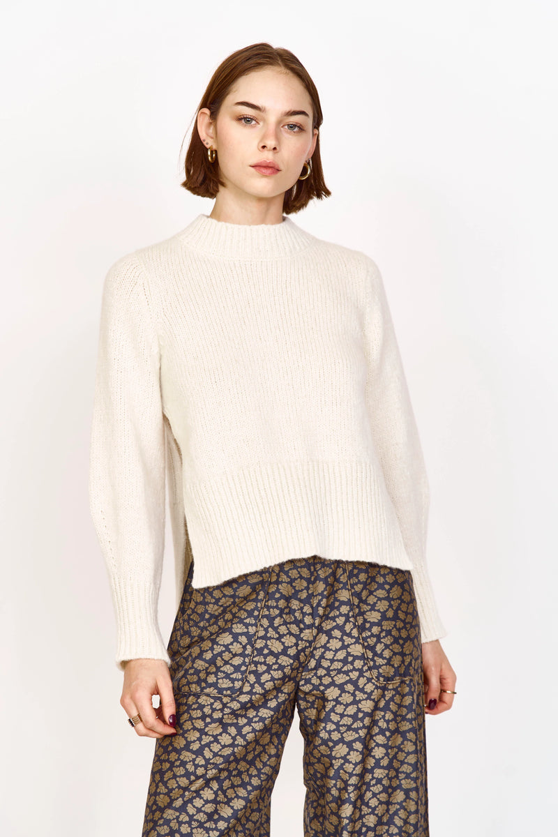 ASPEN OPEN SIDE PULLOVER EM IVORY