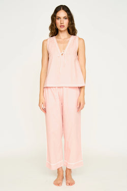 PAJAMA PANT & CAMISOLE SET IN CONCH