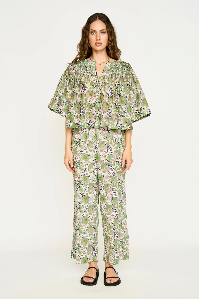 KERALA BLOUSE IN LAVENDER BLOOM