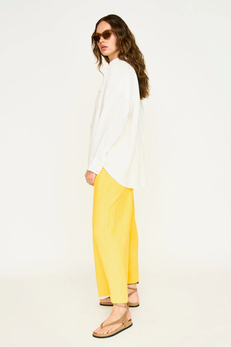 KYOTO SHIRT IN WHITE LINEN