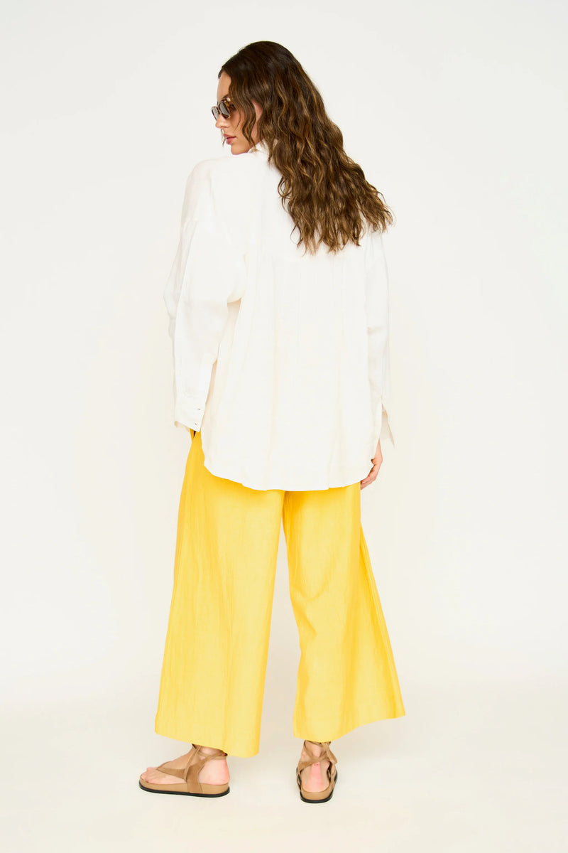 KYOTO SHIRT IN WHITE LINEN