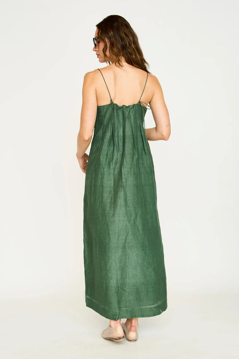 ZUMA DRESS IN KELP