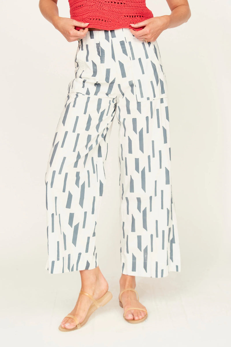TIVOT PANT EM WHITE RAINFALL