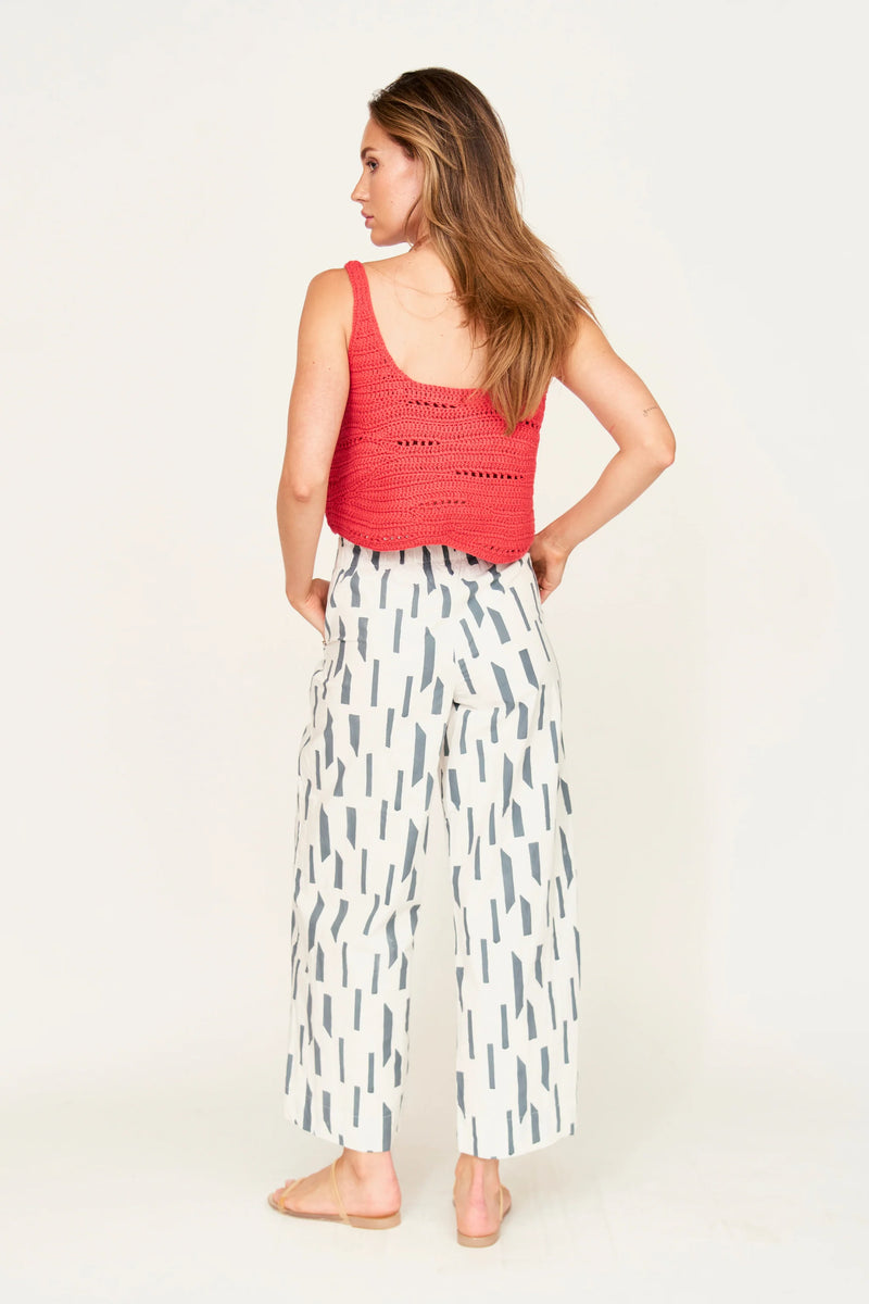 TIVOT PANT EM WHITE RAINFALL