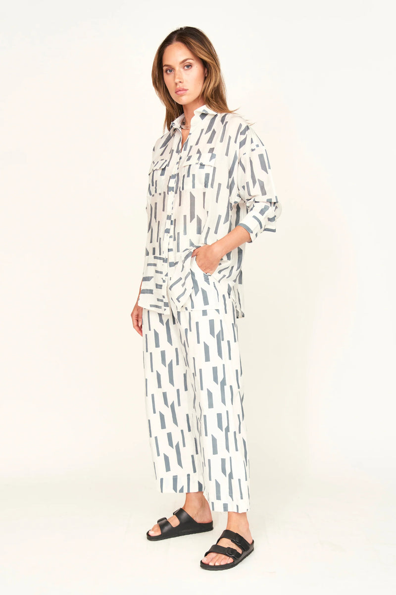 TIVOT PANT EM WHITE RAINFALL