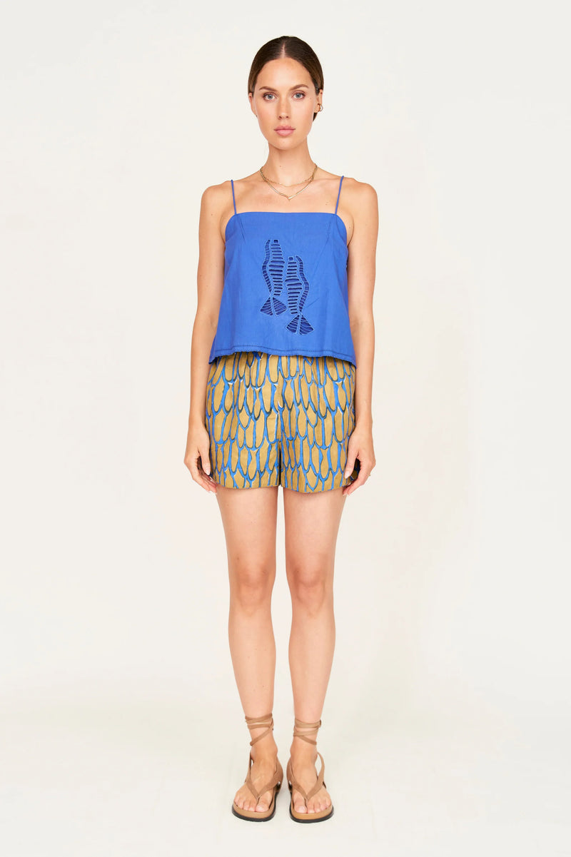 TRACK SHORT EM BLUEFISH