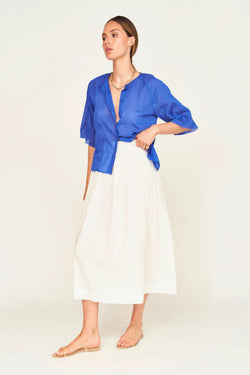 VERONA SKIRT EM WHITE MARINE EYELET