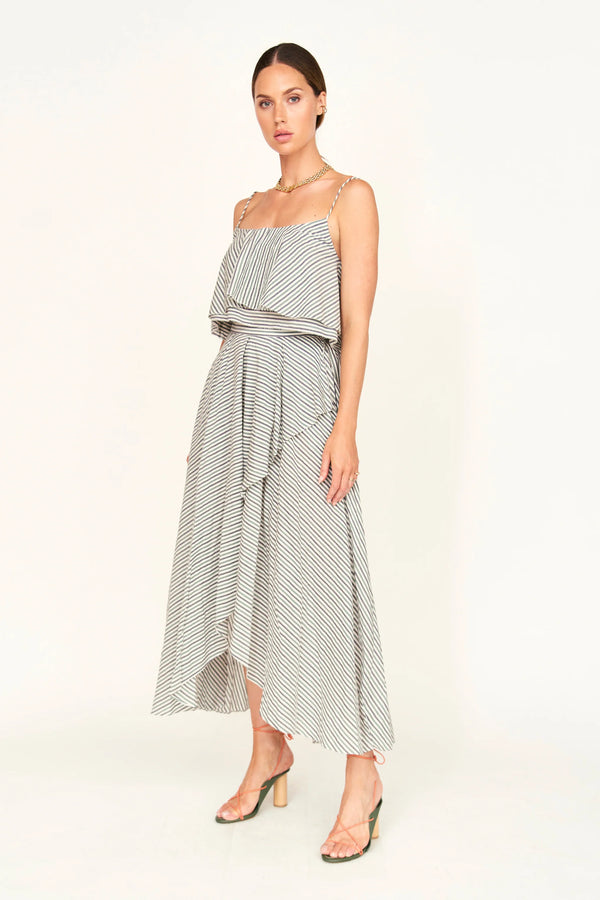 SINGAPORE SKIRT EM DUNE STRIPE
