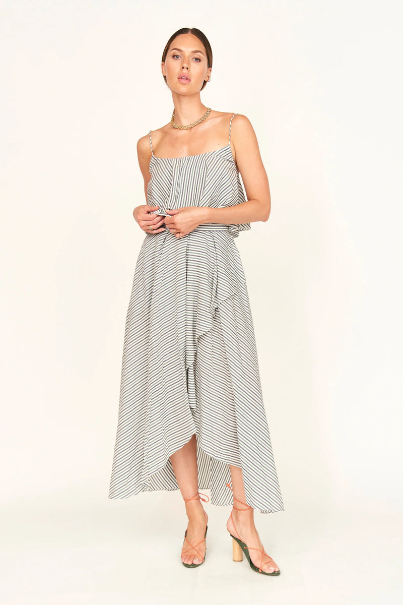SINGAPORE SKIRT EM DUNE STRIPE