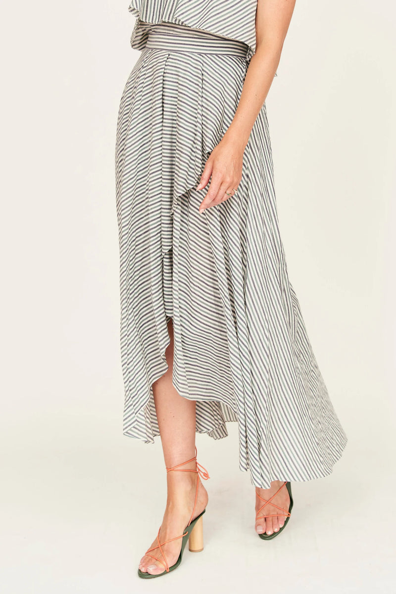 SINGAPORE SKIRT EM DUNE STRIPE