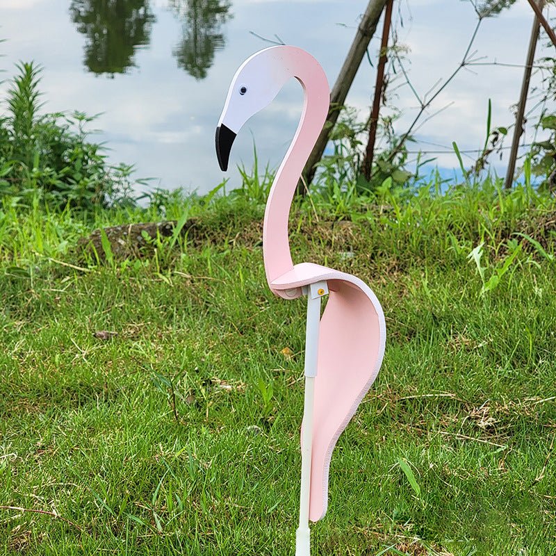 Stainless Steel Garden Bird Spinner with Swivel Hook - Durable Outdoor Décor for Bird Watching