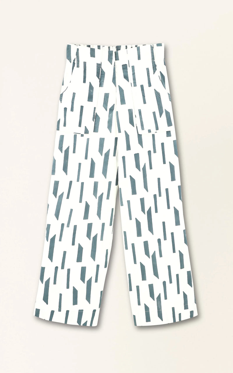 TIVOT PANT EM WHITE RAINFALL