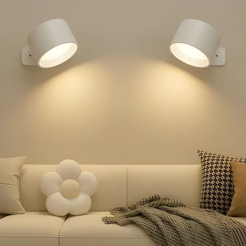 360° Rotatable Rechargeable Wall Light - Versatile and Portable LED Fixture for Indoor & Outdoor Use