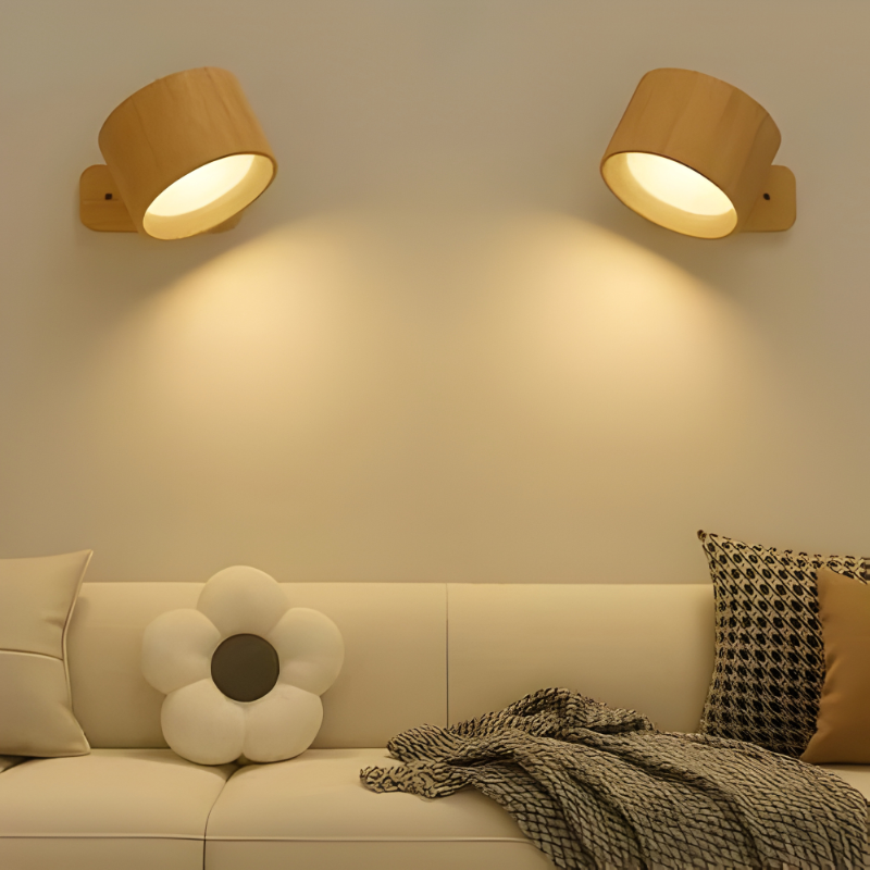 360° Rotatable Rechargeable Wall Light - Versatile and Portable LED Fixture for Indoor & Outdoor Use