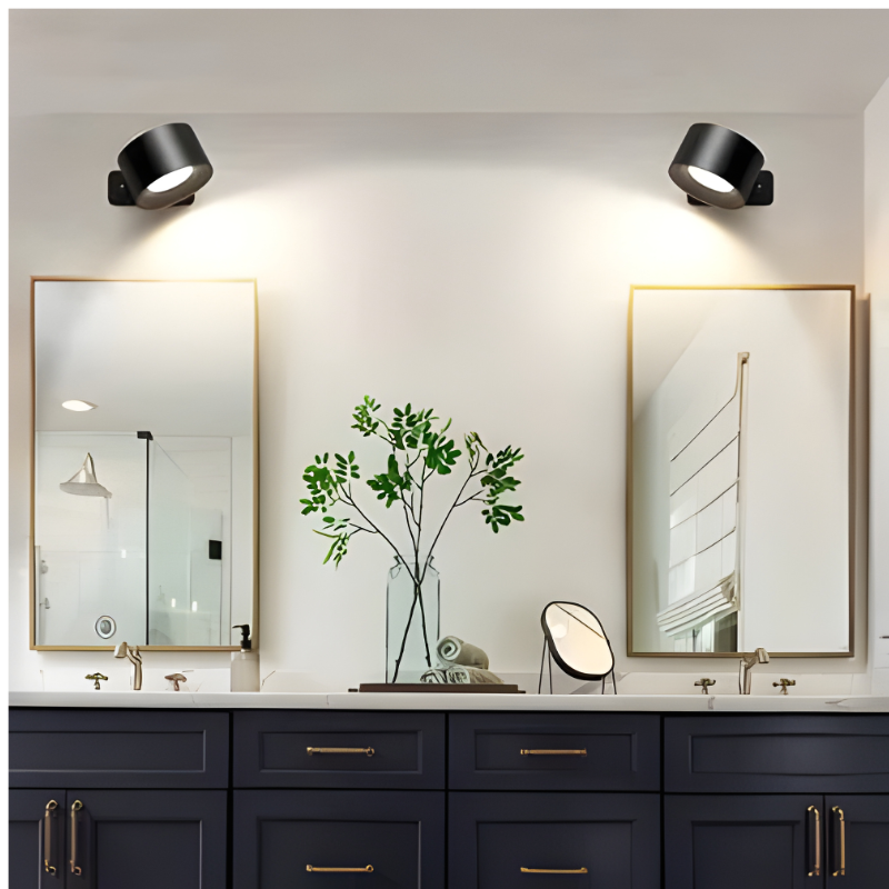 360° Rotatable Rechargeable Wall Light - Versatile and Portable LED Fixture for Indoor & Outdoor Use