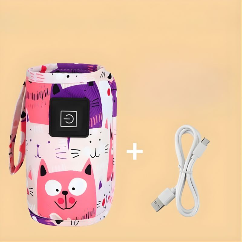 Portable Mobile Bottle Warmer - Fast & Efficient Baby Formula Heater for On-the-Go Parents