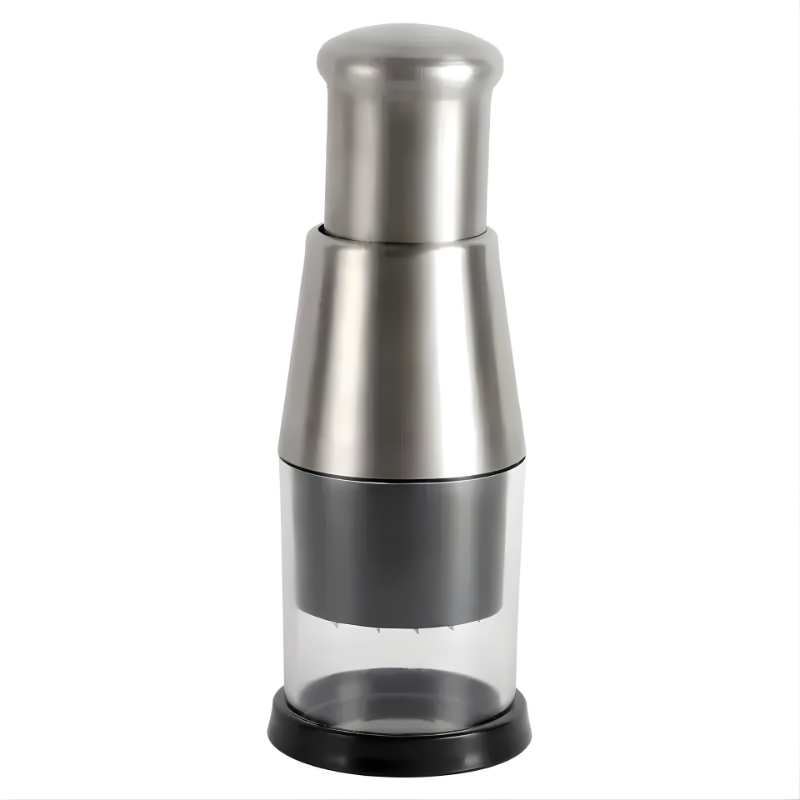 Premium Manual Stainless Steel Food Chopper - Effortless Meal Prep Tool for Quick and Easy Cooking