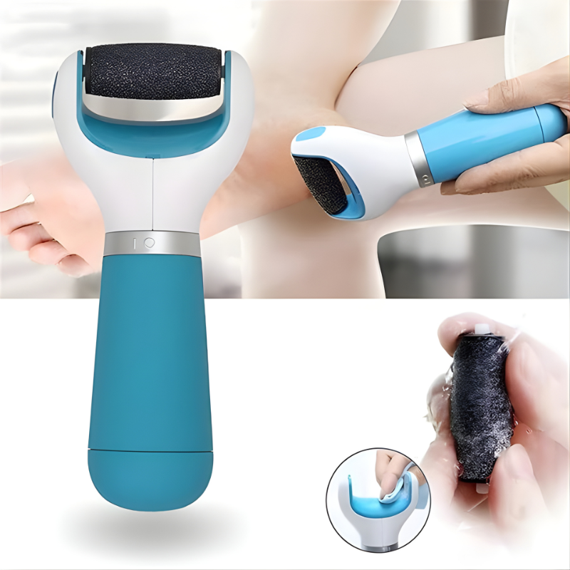 Rechargeable Electric Foot File & Callus Remover - Professional Pedicure Tool for Smooth, Soft Feet