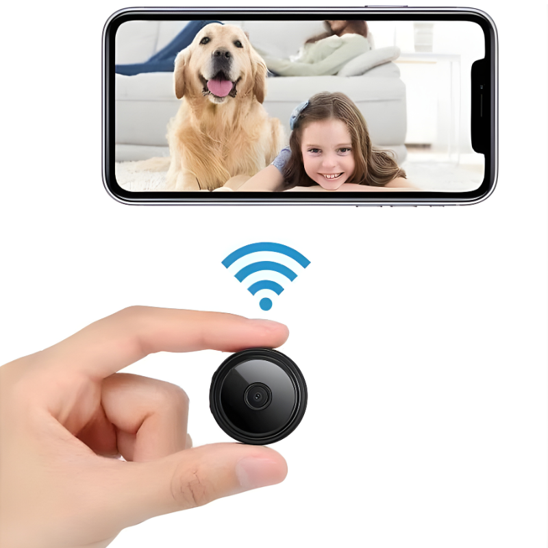 Mini Wireless Magnetic Camera with Live Audio & Video Streaming – Compact Surveillance Solution