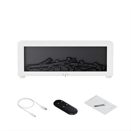 2-in-1 Air Humidifier & Purifier with Aromatherapy and Soothing Flame Effect - Perfect for Home & Office
