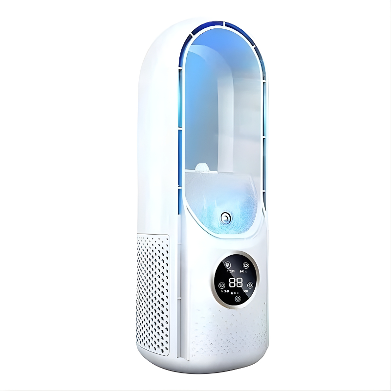 Blade-Free Silent Portable Air Conditioner - Energy-Efficient, Compact Design for Home & Office Cooling
