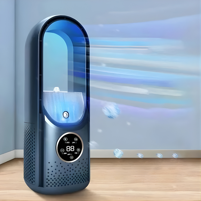 Blade-Free Silent Portable Air Conditioner - Energy-Efficient, Compact Design for Home & Office Cooling