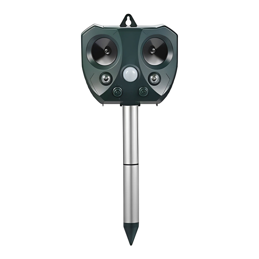 Ultrasonic Motion Sensor Bird and Pest Deterrent Device - Effective Animal Repellent for Gardens and Yards