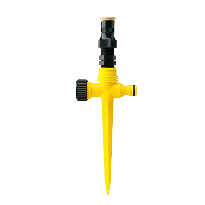 360-Degree Rotating Garden Sprinkler - Adjustable Lawn Irrigation System for Even Watering