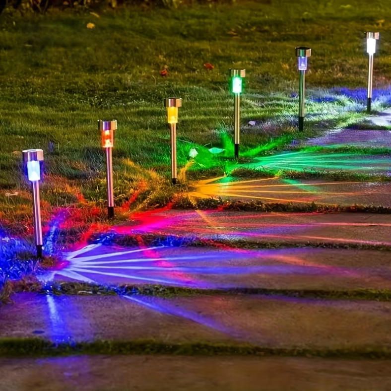 10-Pack Solar Powered LED Fairy Lights for Garden & Yard Decor – Eco-Friendly Outdoor String Lights