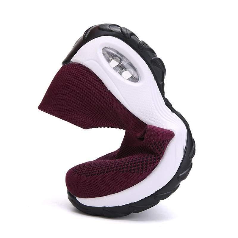 Comfortable Cushioned Walking Shoes with Arch Support & Slip-On Design | Padded Ankle for All-Day Comfort