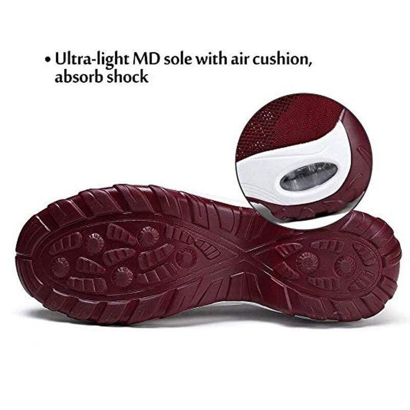 Comfortable Cushioned Walking Shoes with Arch Support & Slip-On Design | Padded Ankle for All-Day Comfort