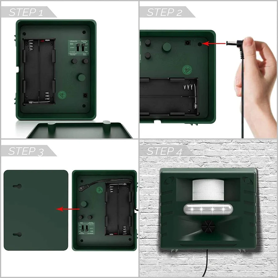 Woodpecker Ultrasonic Bird Repeller - Effective Pest Control Solution for Homes and Gardens