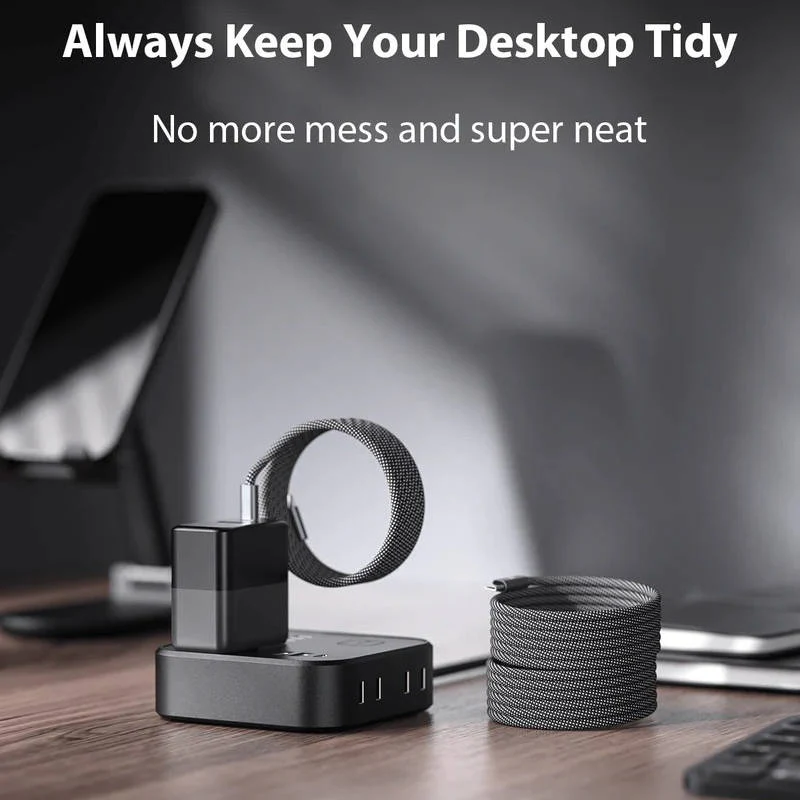Magnetic Anti-Tangle Charging Cable - Super Fast Charging & Tangle-Free Design