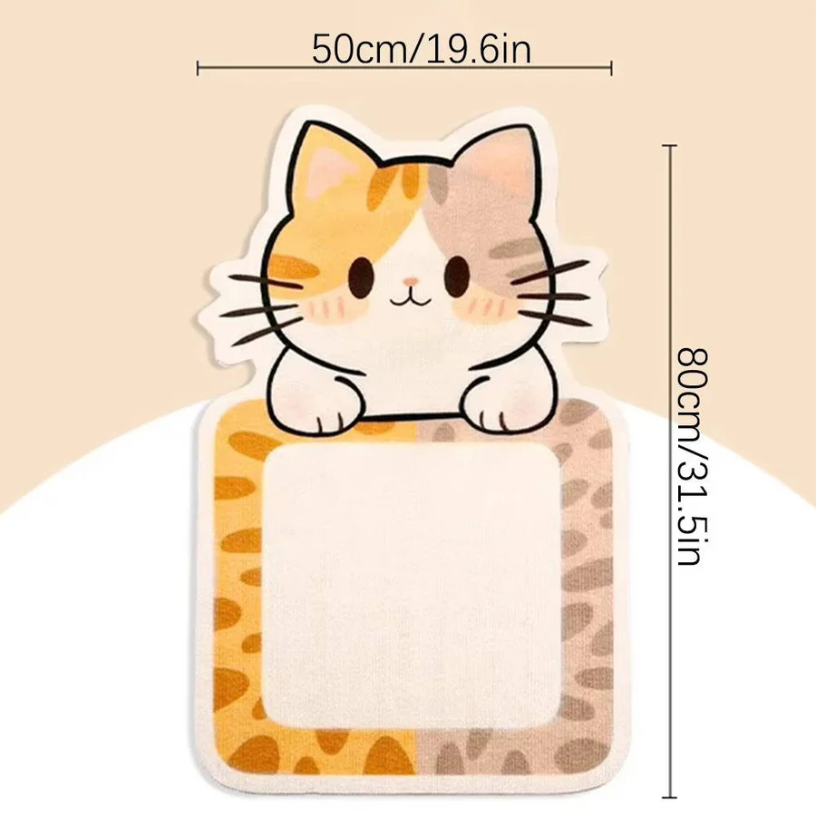 Wall-Mounted Cat Scratching Post - Space-Saving Cat Furniture for Healthy Claw Care & Play