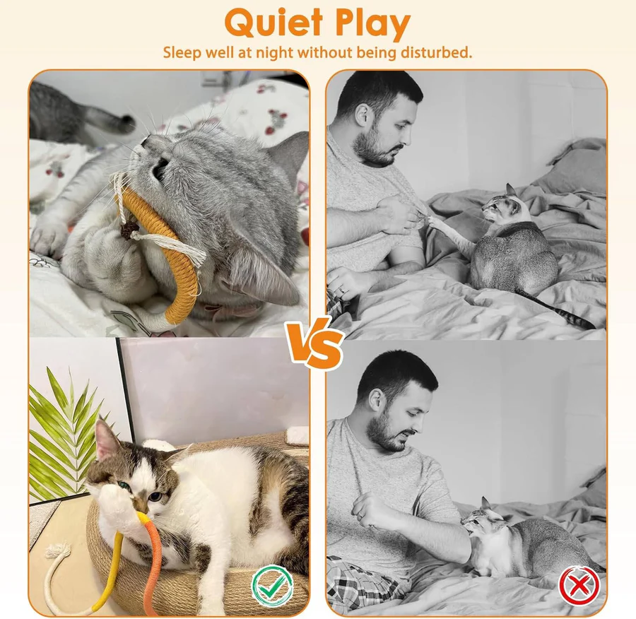 Durable Cat Chew Toys for Playful Kittens - Engaging Dental Chews for Healthy Teeth & Fun Playtime