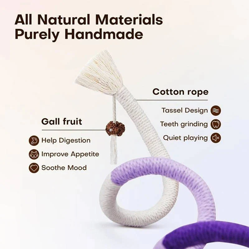 Durable Cat Chew Toys for Playful Kittens - Engaging Dental Chews for Healthy Teeth & Fun Playtime
