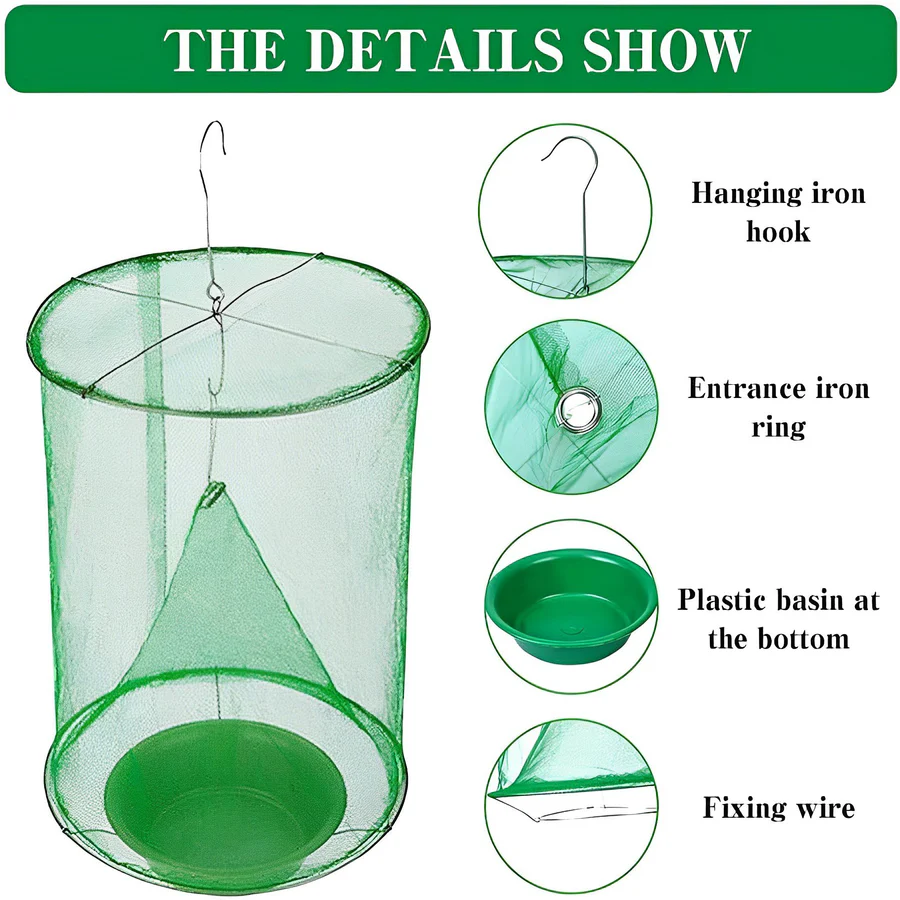 Effective Stable Fly Trap - Eco-Friendly Insect Catcher for Farms & Stables